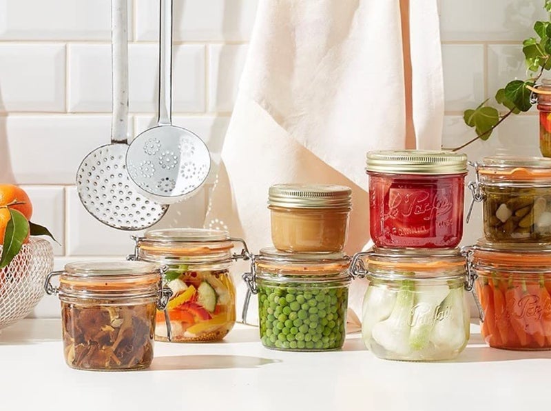 Le Parfait Super Terrine Jar | 24oz/Pint & Half (Pack of 4) 750ml French Glass Jar, Airtight Rubber Seal & Glass Lid | Glass Jars for Kitchen Organization and Storage Containers for Kitchen Essentials - Image 2